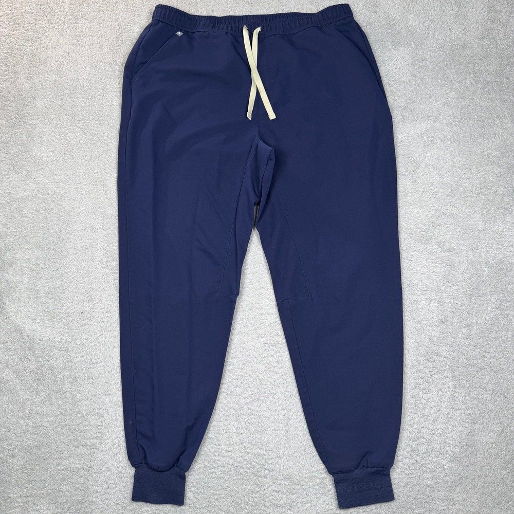 FIGS Technical Collection Mens XXL Navy Blue Scrub Jogger Pants Drawstring